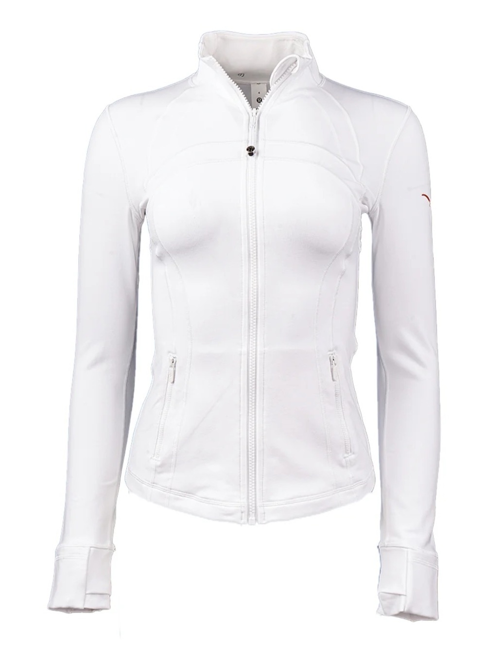 Lululemon Texas Longhorns White Define Jacket  Size 4 NWT
